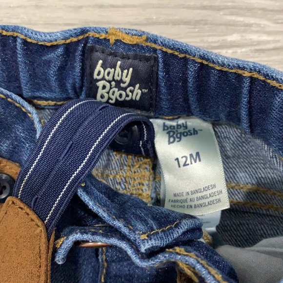 OshKosh B’Gosh Baby Jeans with Suspenders - Picture 3 of 5
